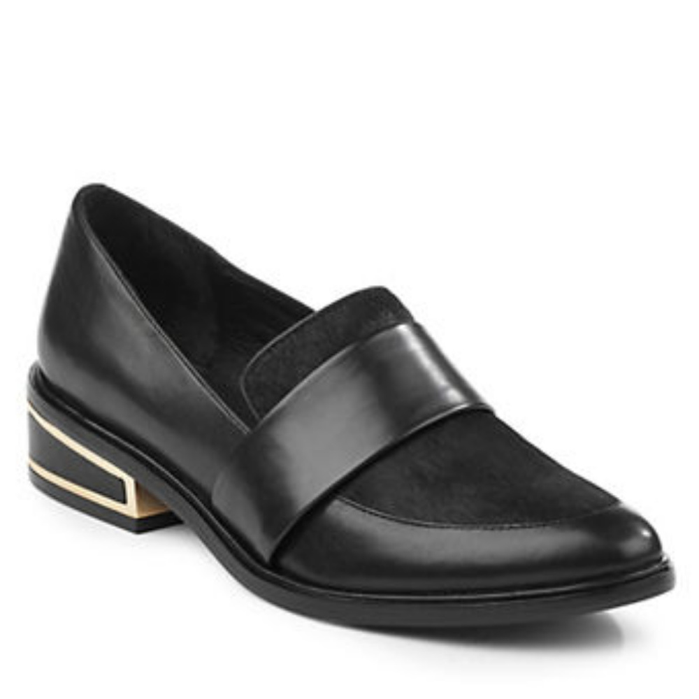 NWT Rachel Zoe Blanca Calf Hair Loafer